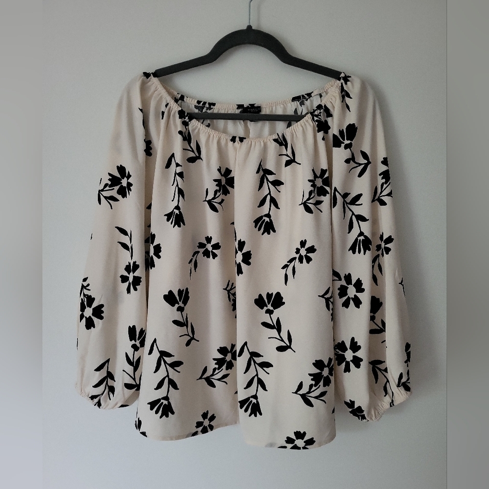 Ann Taylor Factory Floral Blouse